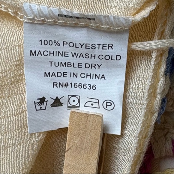 Anthropologie x Kindred Colorful Crochet Fringe Cardigan Kimono 1X NEW - Picture 7 of 8